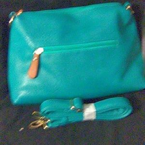 Teal purse